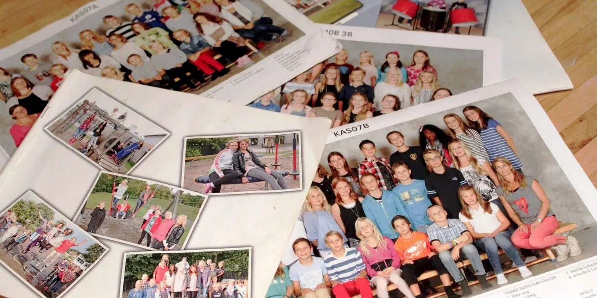 Skolfoto katalogen som årlig minnesbank