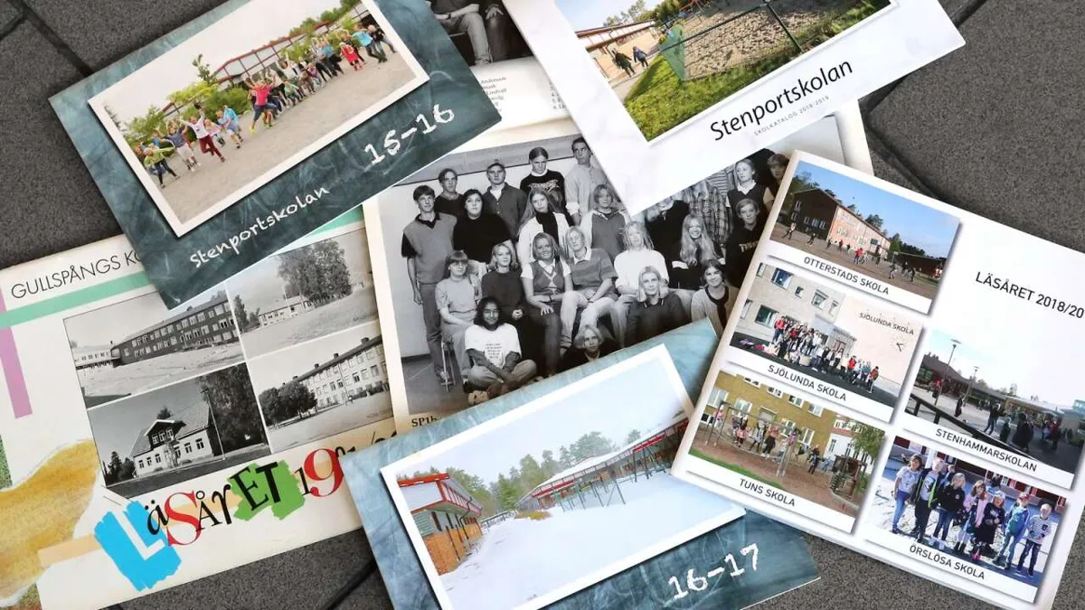 Vad är en skolfoto katalog och varför får du den?